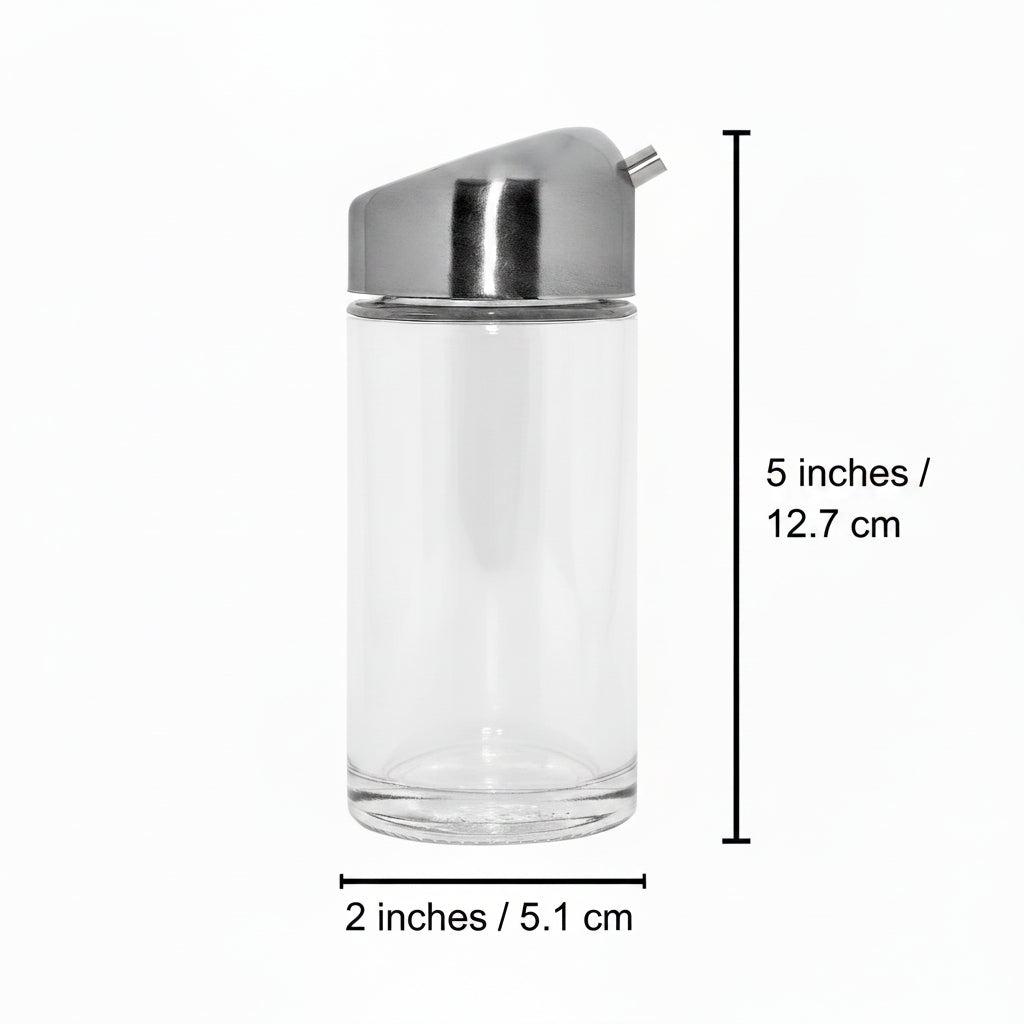 Cuisinox Glass Soy Sauce Dispenser Bottle with Stainless Steel Spout