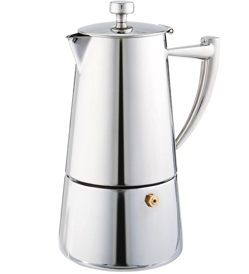 Cafetera Moka Espresso Cuisinox Roma de inducción de acero inoxidable