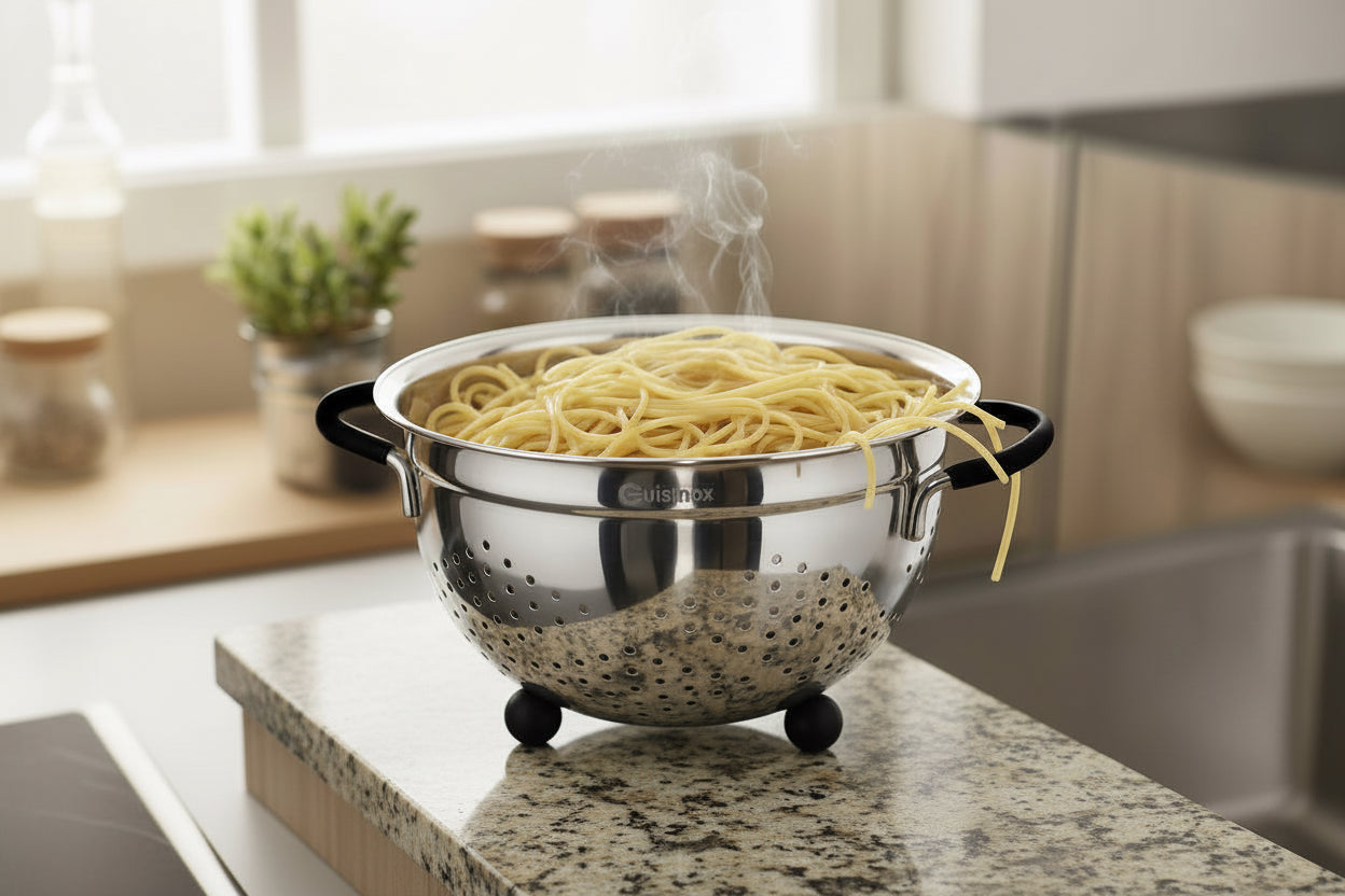 Cuisinox Colander with Rubber Feet and Handles