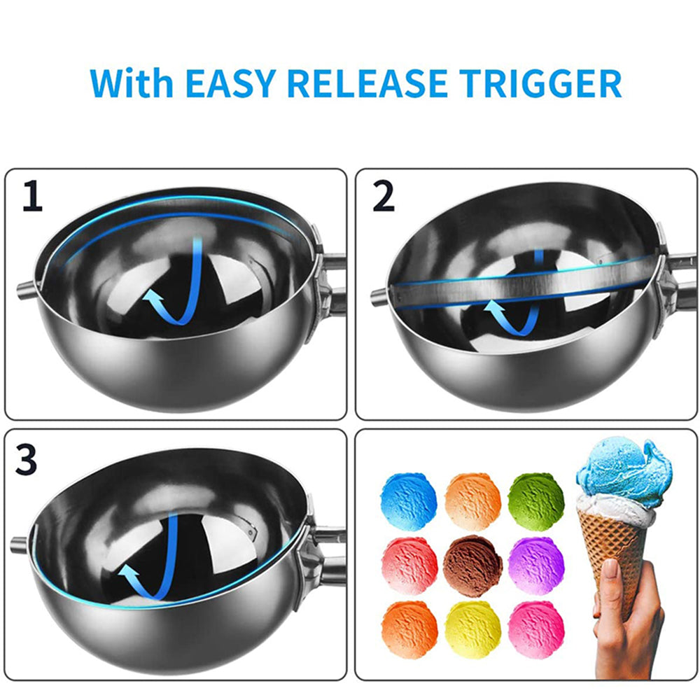 Cuisinox Spring Action Ice Cream Scoop / Disher # 20