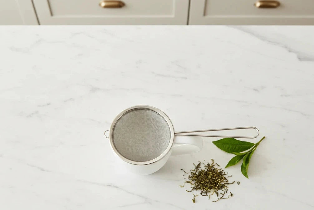 Juego de cafetera turca y colador de malla fina Cuisinox