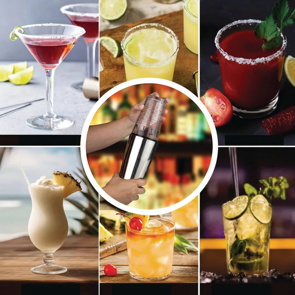 Cuisinox Boston Cocktail Shaker Set