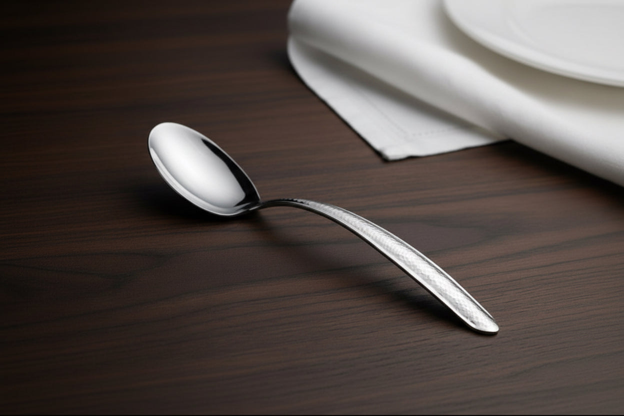 Cuisinox Deluxe Hammered Large Serving Spoon