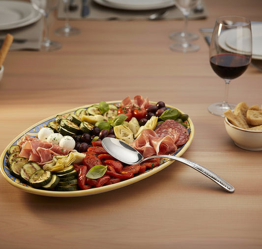 Cuisinox Deluxe - Cuchara para servir grande martillada