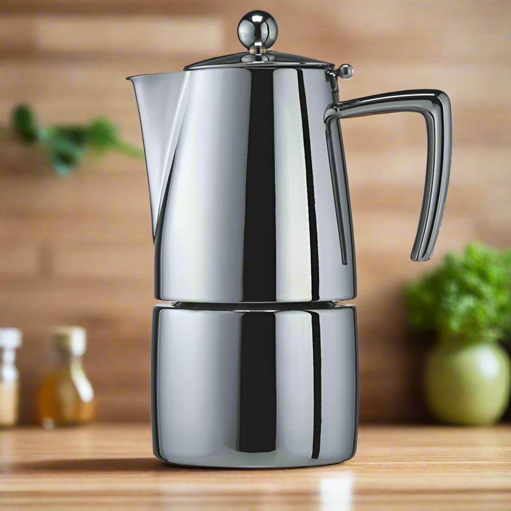 Cuisinox Milano Stainless Steel Induction Stovetop Moka Espresso Coffe