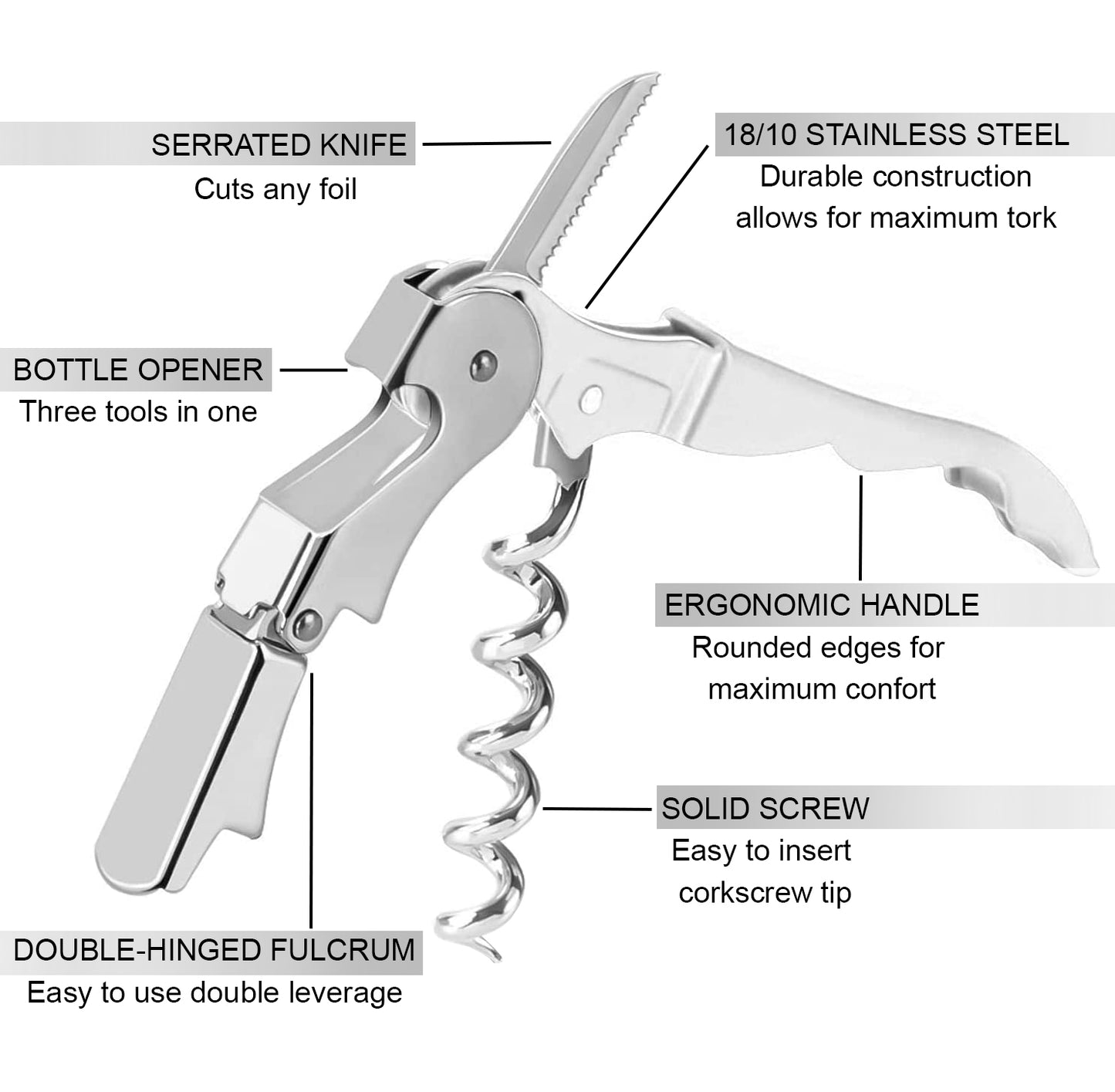 Cuisinox Professional Waiter's Corkscrew
