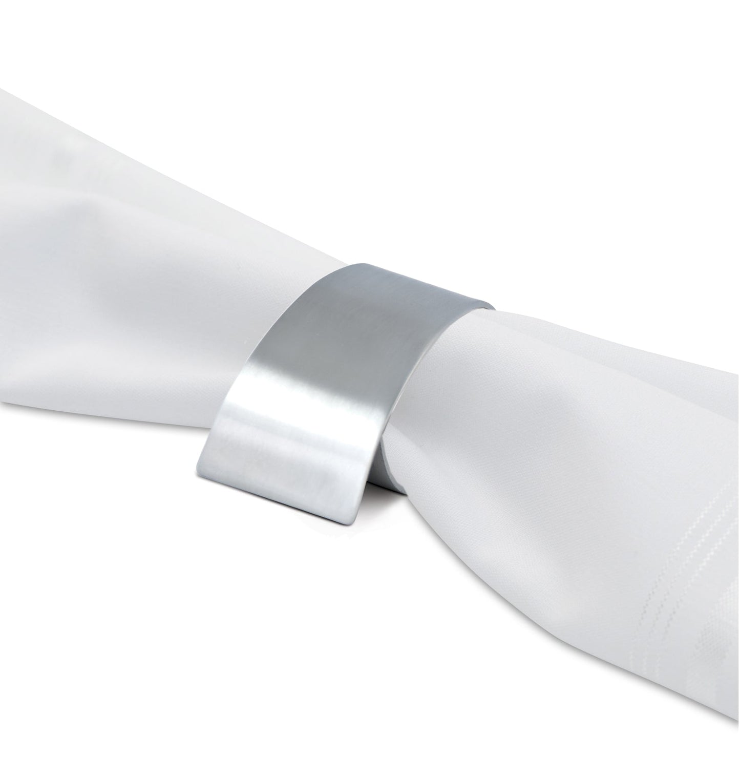 Ensemble de ronds de serviette en acier inoxydable brossé Cuisinox