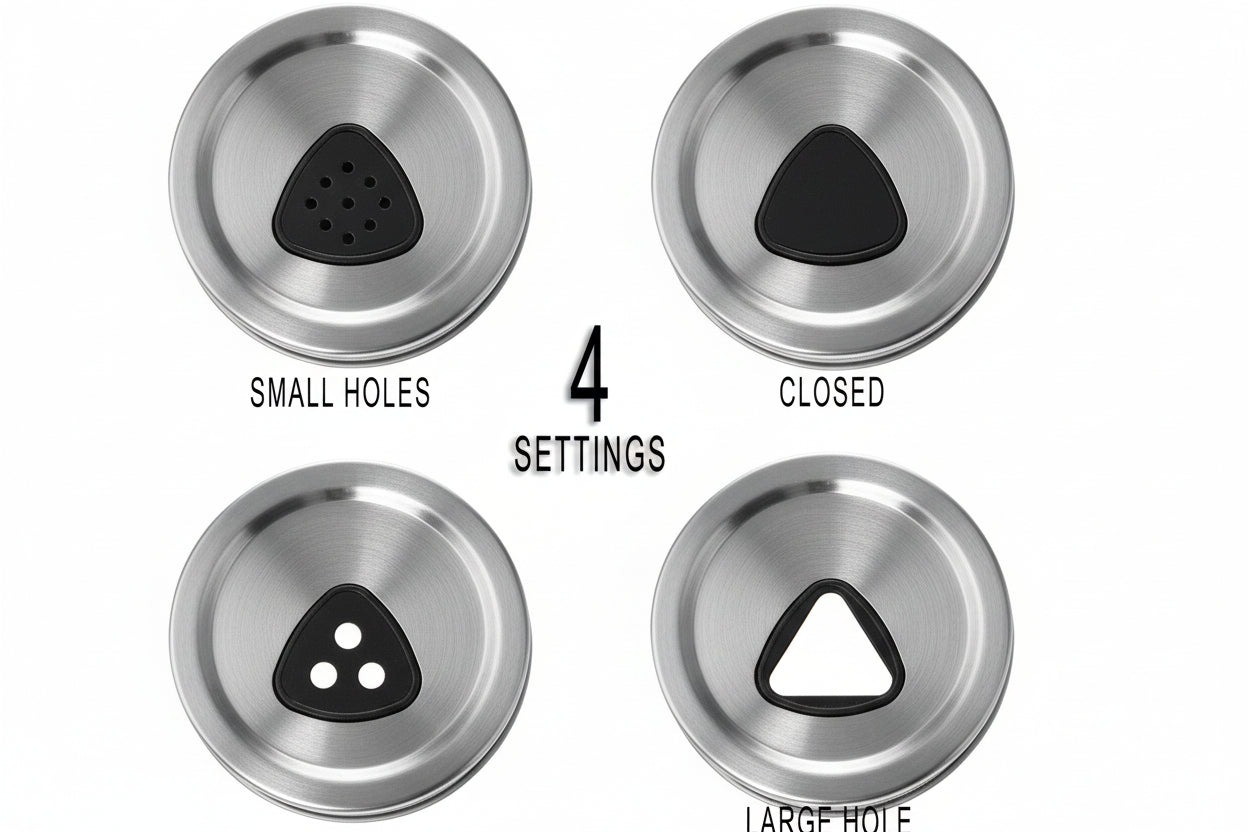 Cuisinox Salt & Pepper Shaker Set With Caddy