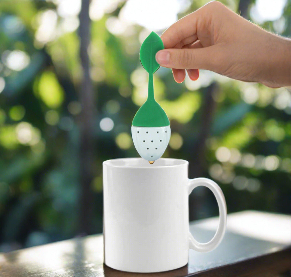 Infusor De Té Cuisinox Con Compartimento De Porcelana