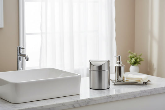 Contenedor de compostaje sobre encimera Cuisinox de acero inoxidable con capacidad de 1,9 litros