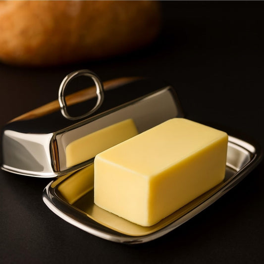 Plato de mantequilla cubierto Cuisinox