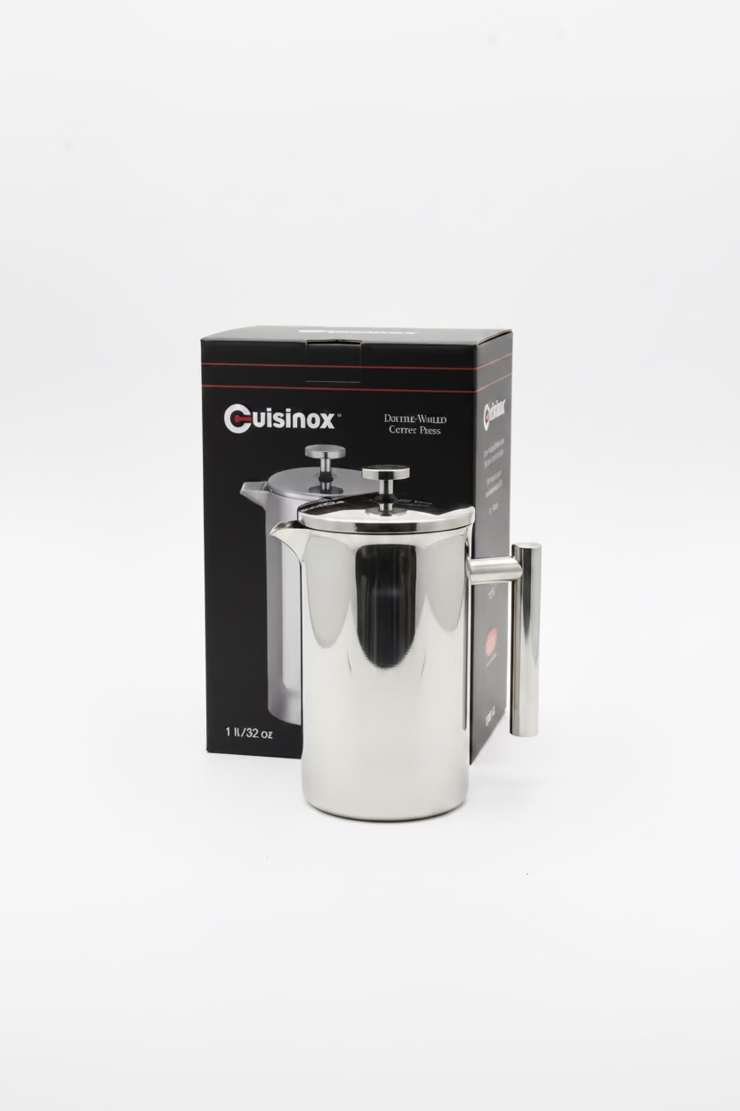 Cuisinox Double Walled Stainless Steel French Press