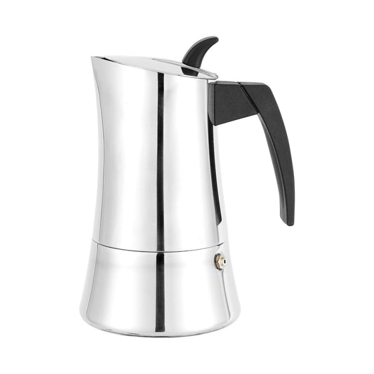 Cuisinox Capri Stainless Steel Induction Stovetop Moka Espresso Coffee Maker