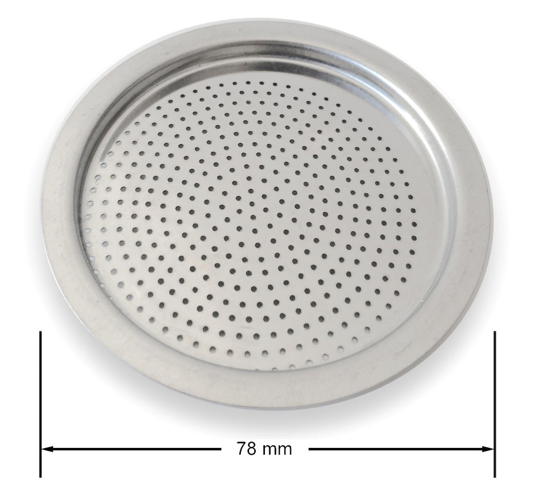 Cuisinox Filtre en acier inoxydable 9 ou 10 tasses pour machines à expresso Roma, Milano, Alpha, Capri et Bella
