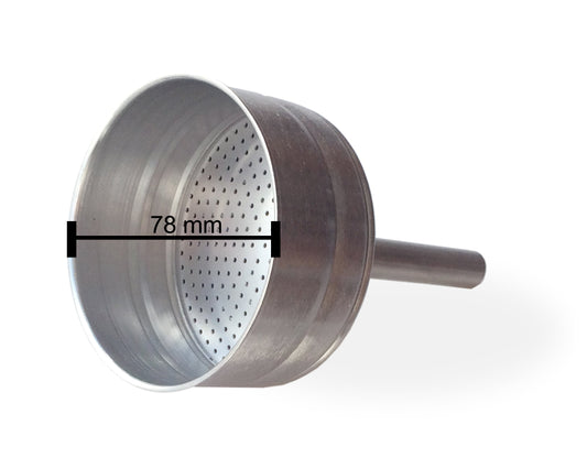 Cuisinox Stainless Steel Funnel Filter for 9 cup Capri espresso makers