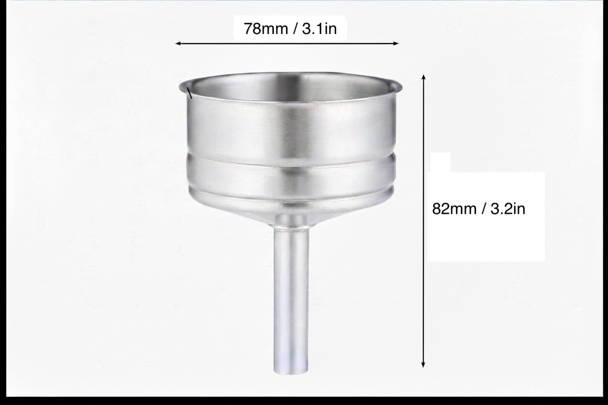 Cuisinox Filtre entonnoir en acier inoxydable 9 tasses pour Capri & Amore
