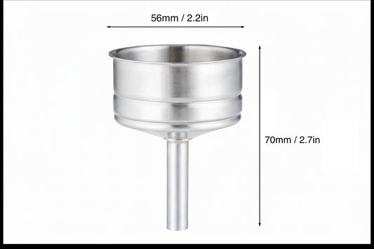 Cuisinox Stainless Steel Funnel Filters for 3 & 4 cup Roma, Milano, Alpha and Bella espresso makers