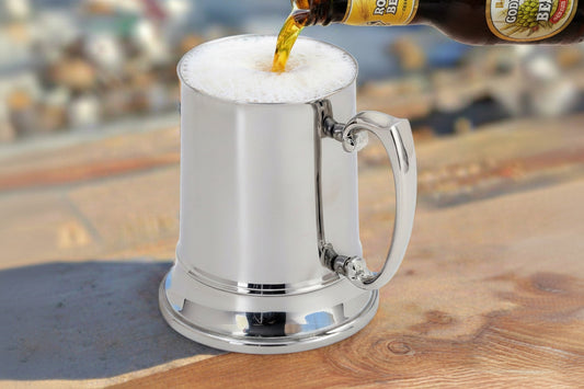 Chope à bière miroir à double paroi Cuisinox