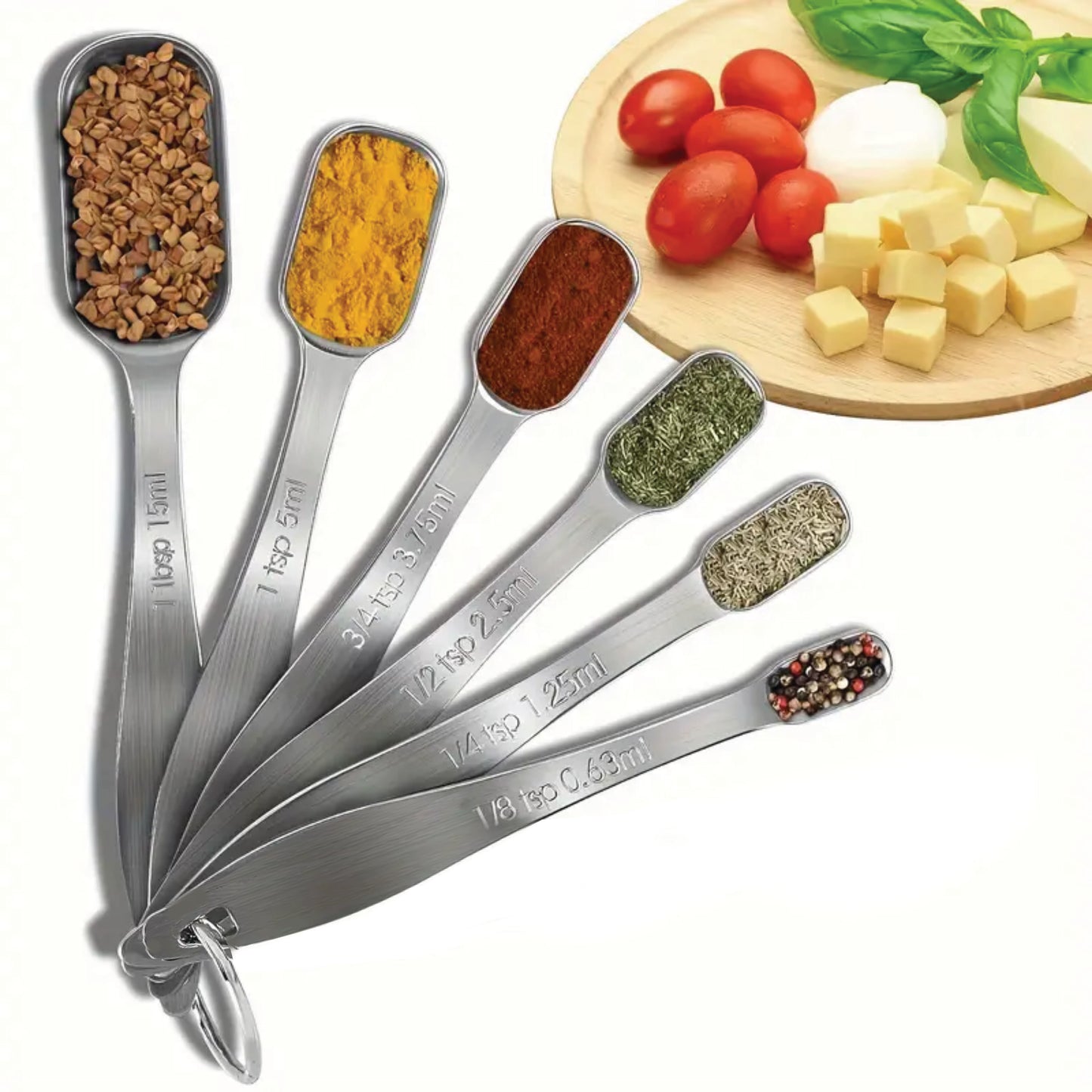 Juego de 6 cucharas medidoras Cuisinox