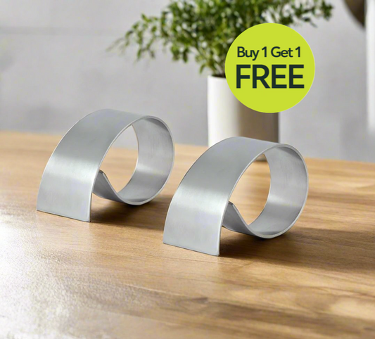 Juego de servilleteros de acero inoxidable cepillado Cuisinox