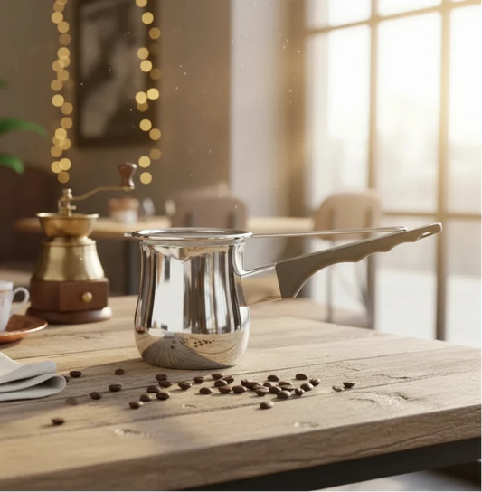 Cuisinox Cafetière turque et ensemble de passoire à mailles fines