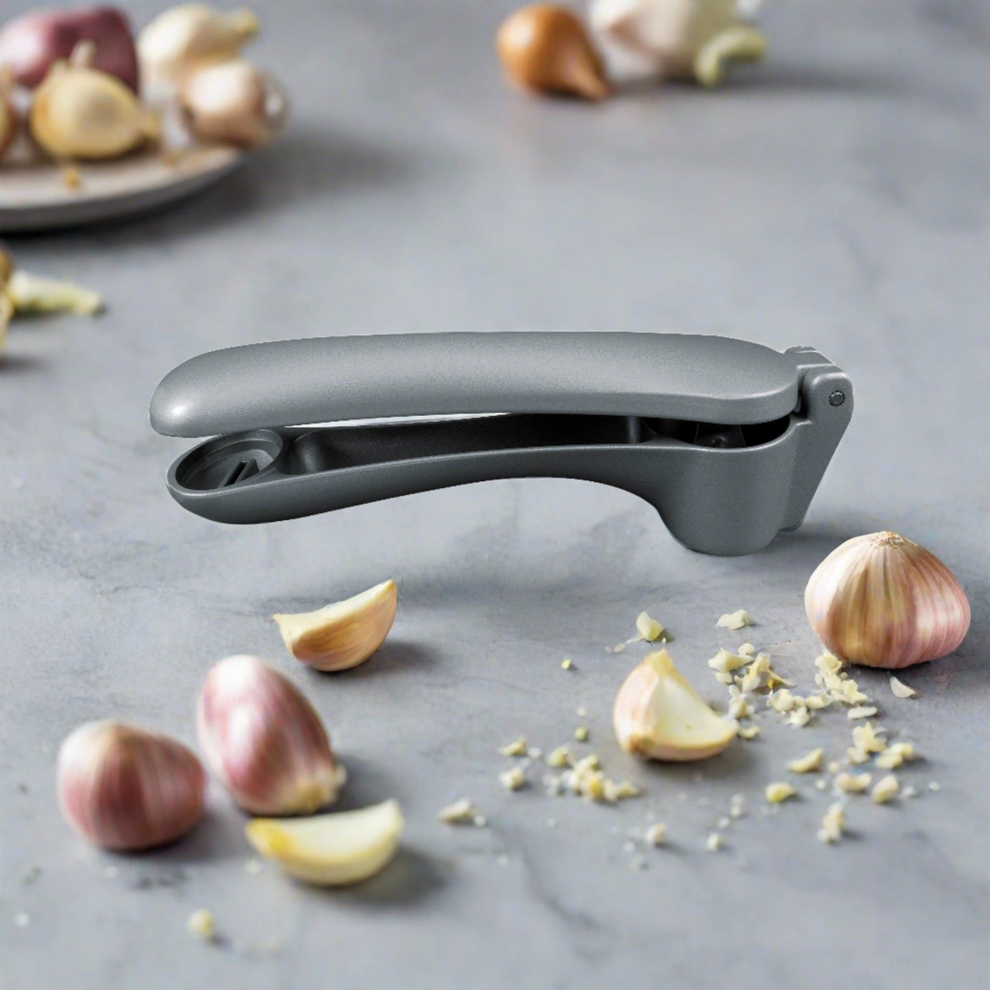 Cuisinox Garlic Press with Cleaner Tool