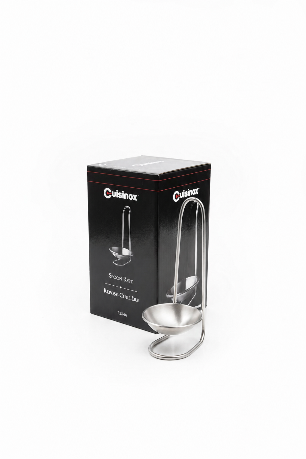Repose-cuillère en acier inoxydable