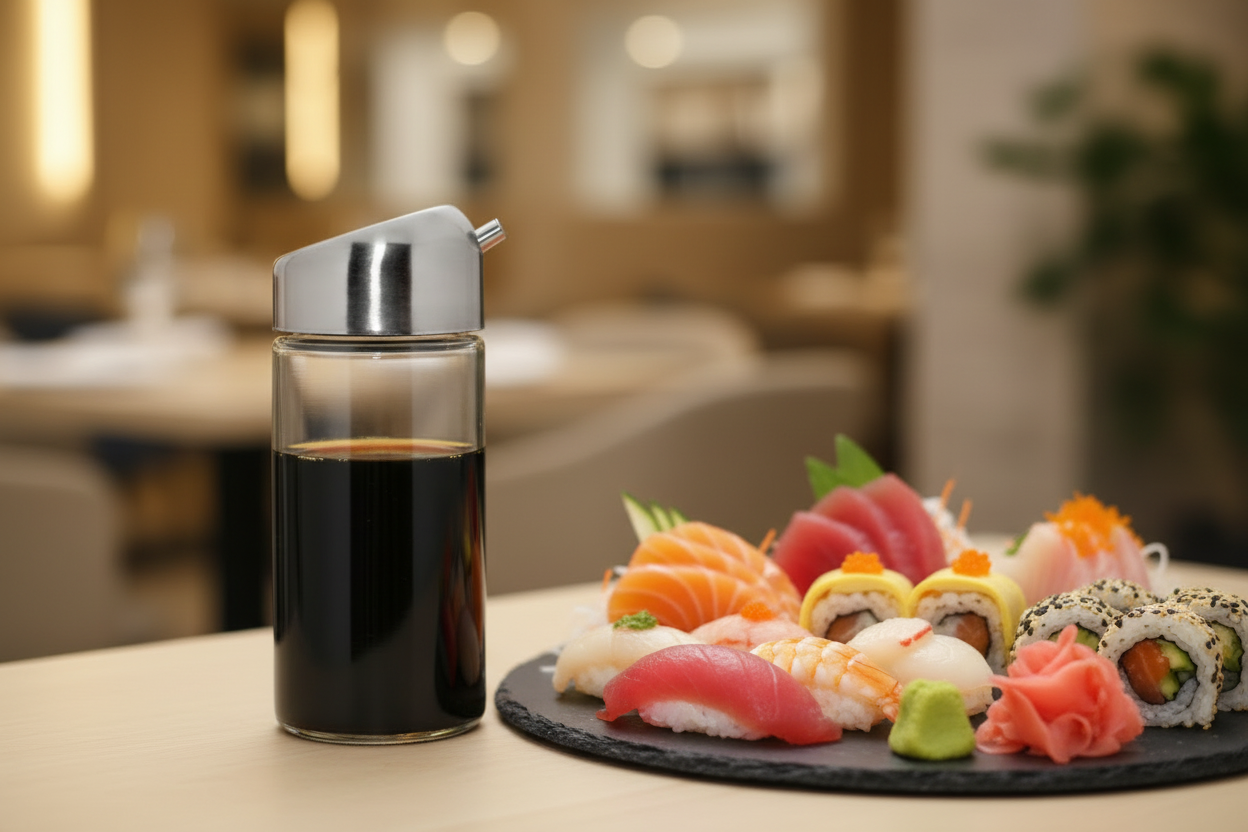 Bouteille distributrice de soja Cuisinox