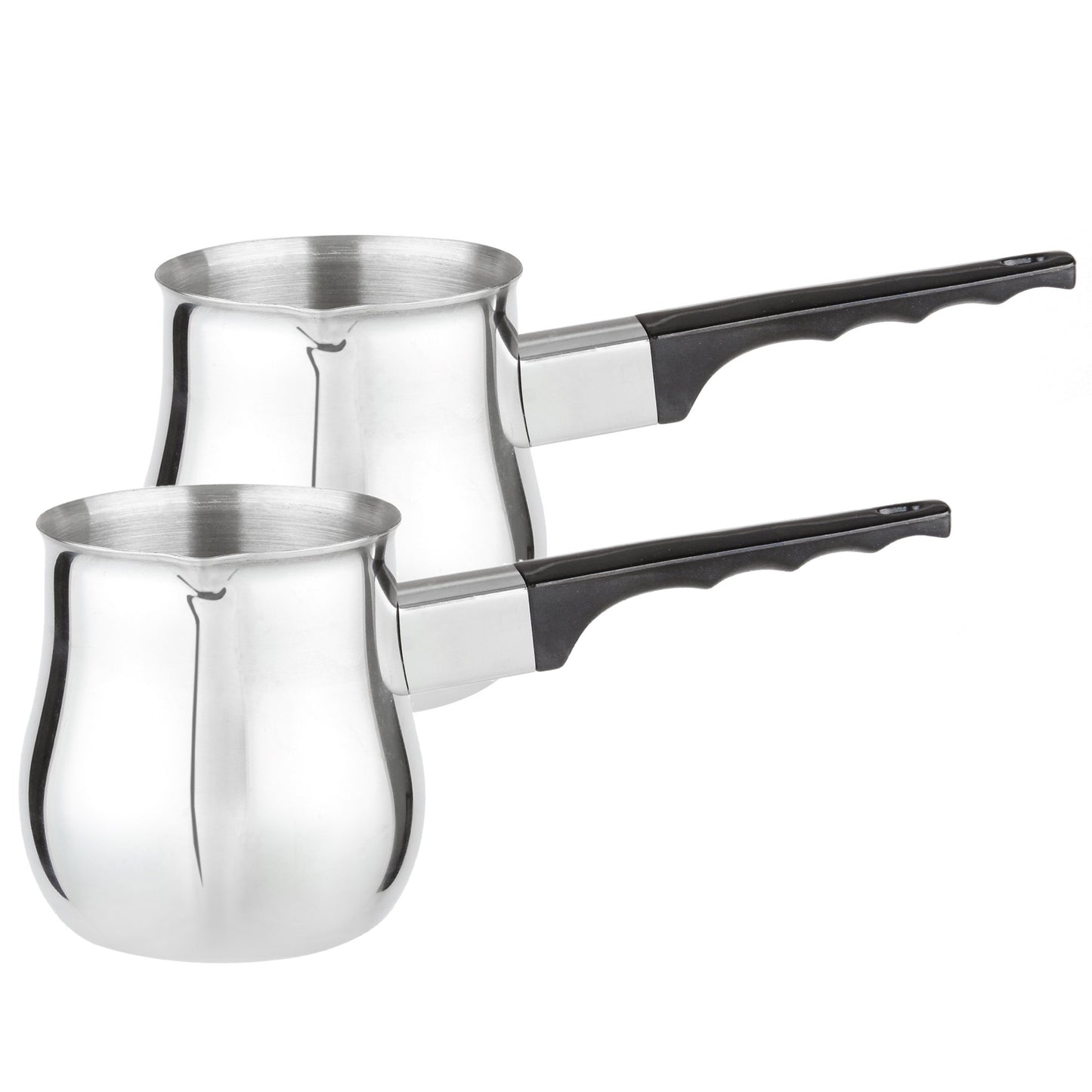 Cuisinox Turkish Cezve Stainless Steel Coffee Pot, available in 2 sizes