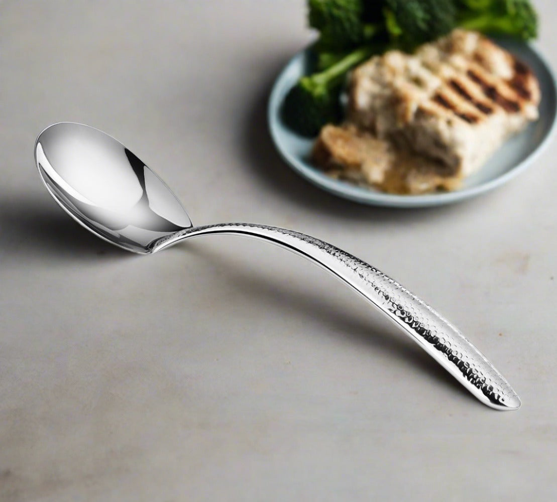 Cuisinox Deluxe Hammered Large Serving Spoon