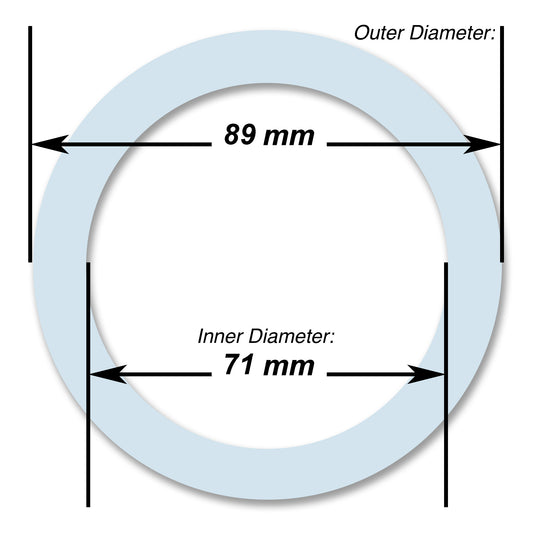 Food Grade Silicone Gasket for Bialetti & Cuisinox 12 cup Moka espresso maker