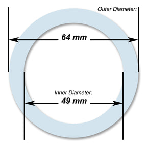 cuisinox Food Grade Silicone Gasket for Bialetti & Cuisinox 3 cup Aluminum Moka espresso maker Gaskets u0026 O-Rings