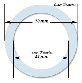 cuisinox Food Grade Silicone Gasket for Bialetti & Cuisinox 6 cup Moka Aluminum espresso makers Gaskets u0026 O-Rings