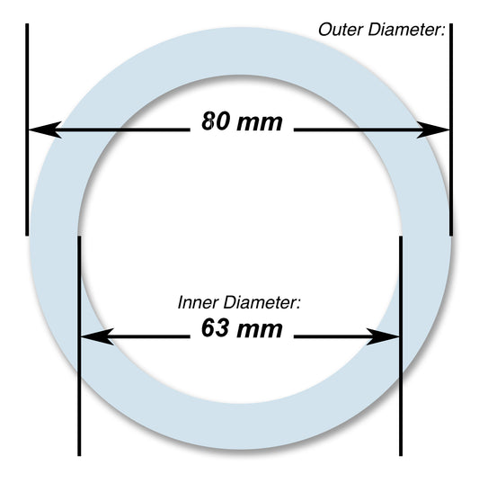 Food Grade Silicone Gasket for Bialetti & Cuisinox 9 cup Moka Aluminum espresso makers