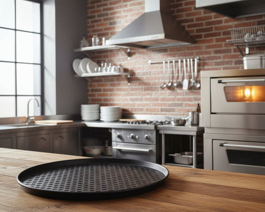 Bandeja para verduras para pizza Cuisinox de 13 pulgadas, antiadherente