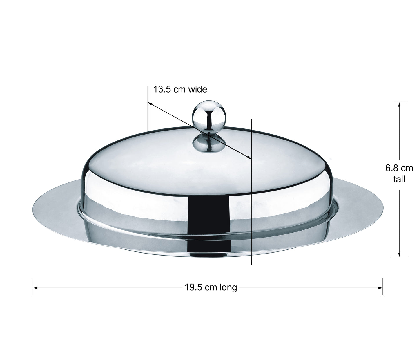 Cuisinox Stainless Steel Butter Dish