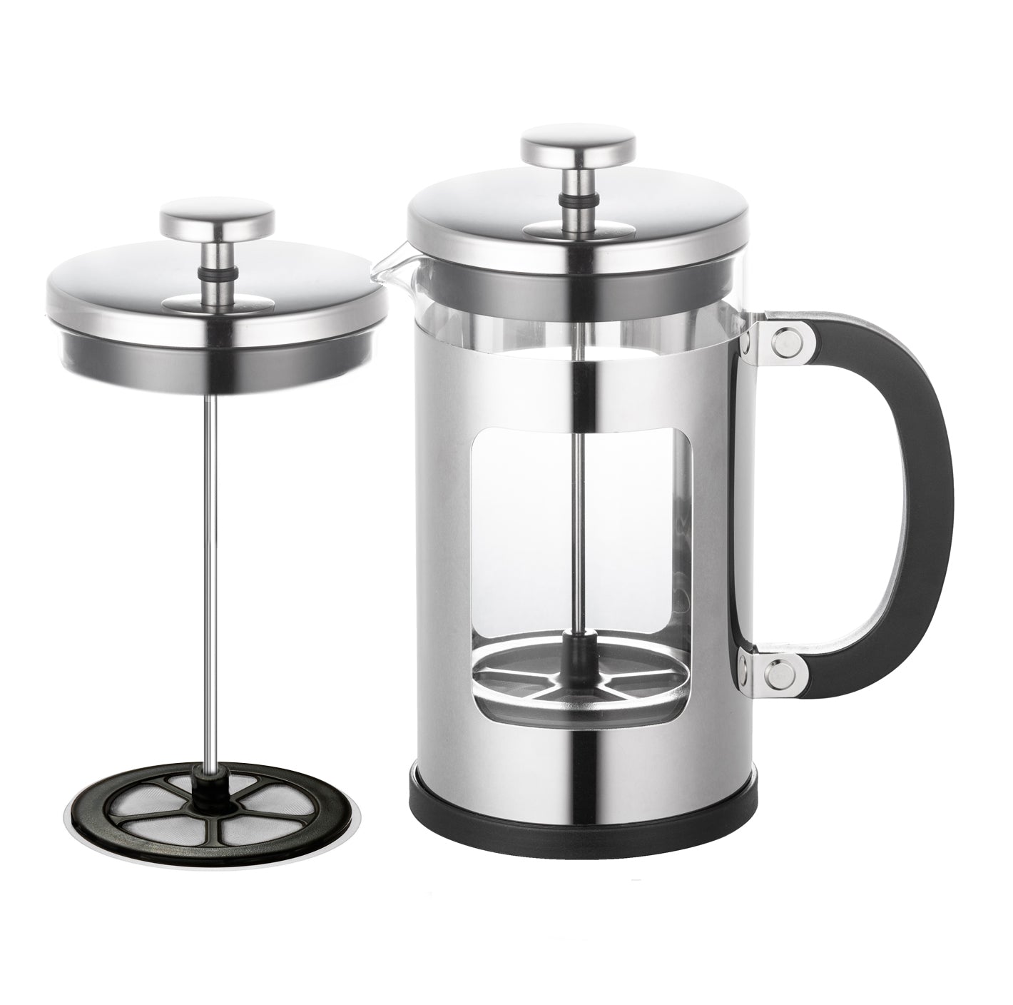Cuisinox Glass French Press With Silicone Gasket On Filter