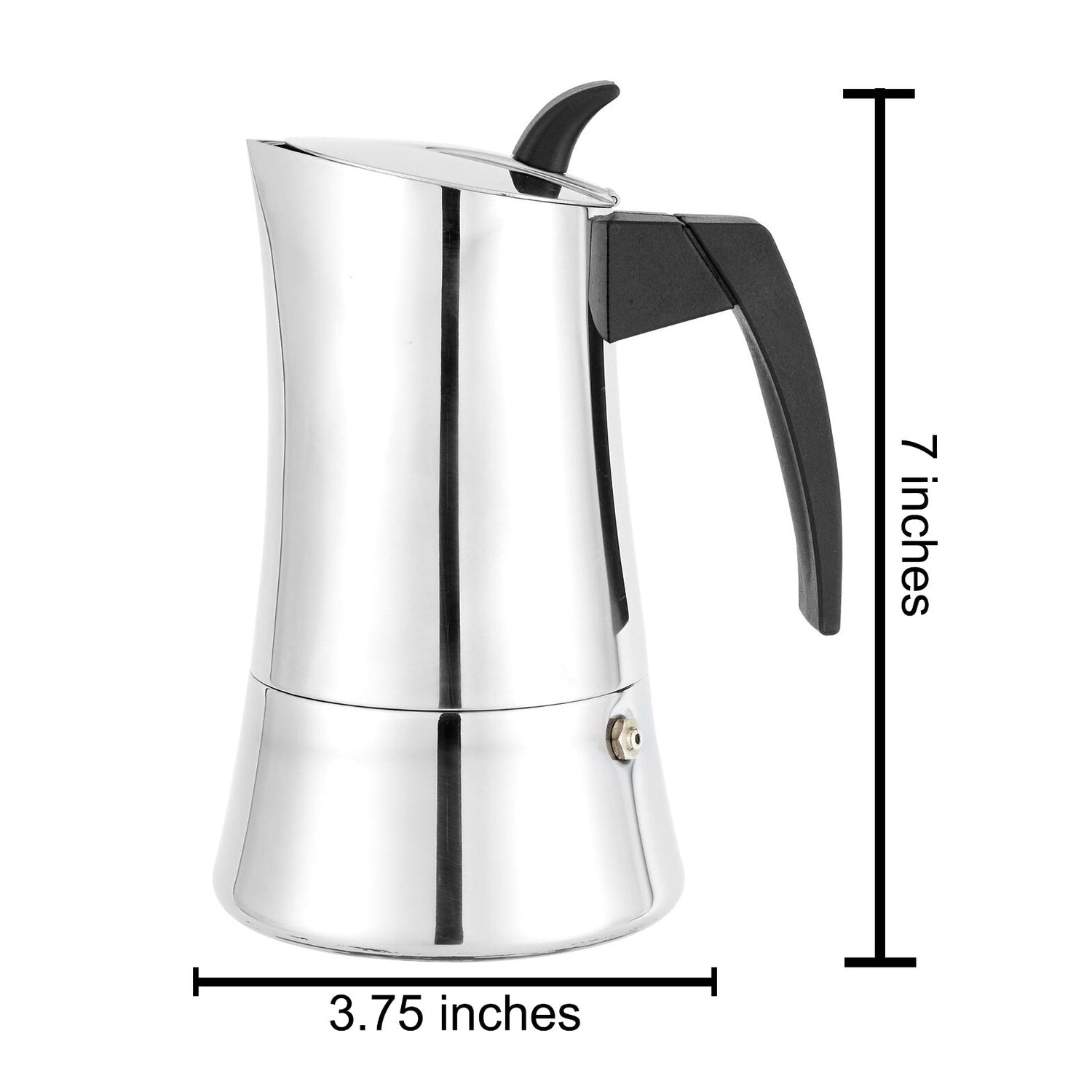 Zuccor 32 oz. Stainless Steel Capri Double Wall Coffee Press - 9.125