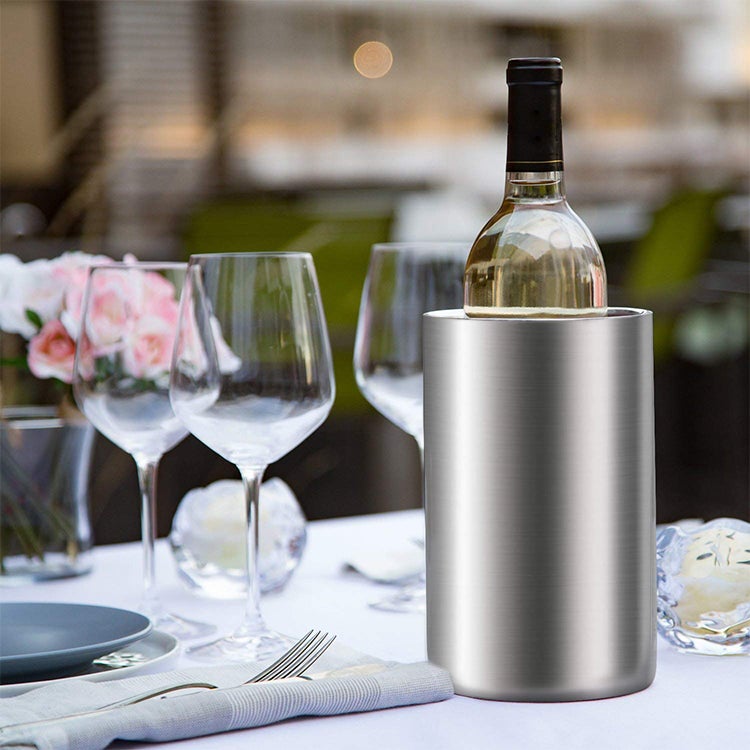 Refroidisseur De Bouteille Beyond Bar Acier Inox Double Paroi - Vin Et Champagne