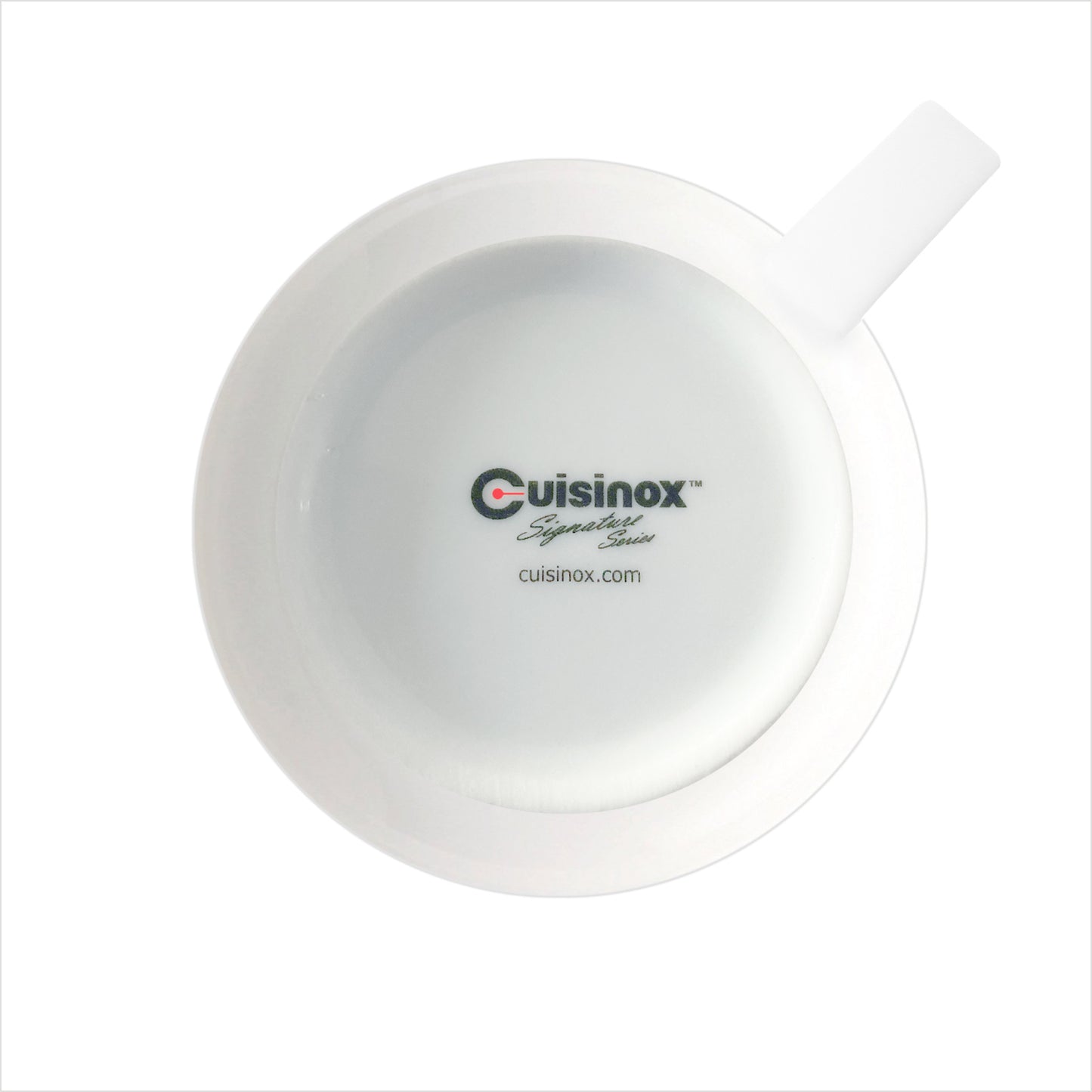 Série Signature Cuisinox, ensemble de 6 tasses à expresso, porcelaine blanche
