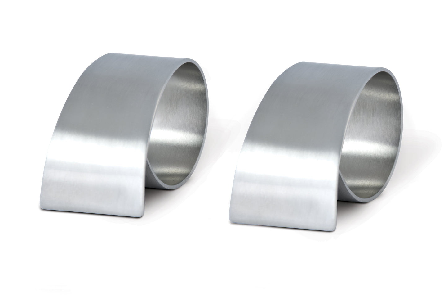 Cuisinox Brushed Stainless Steel Napkin Ring Set of 2