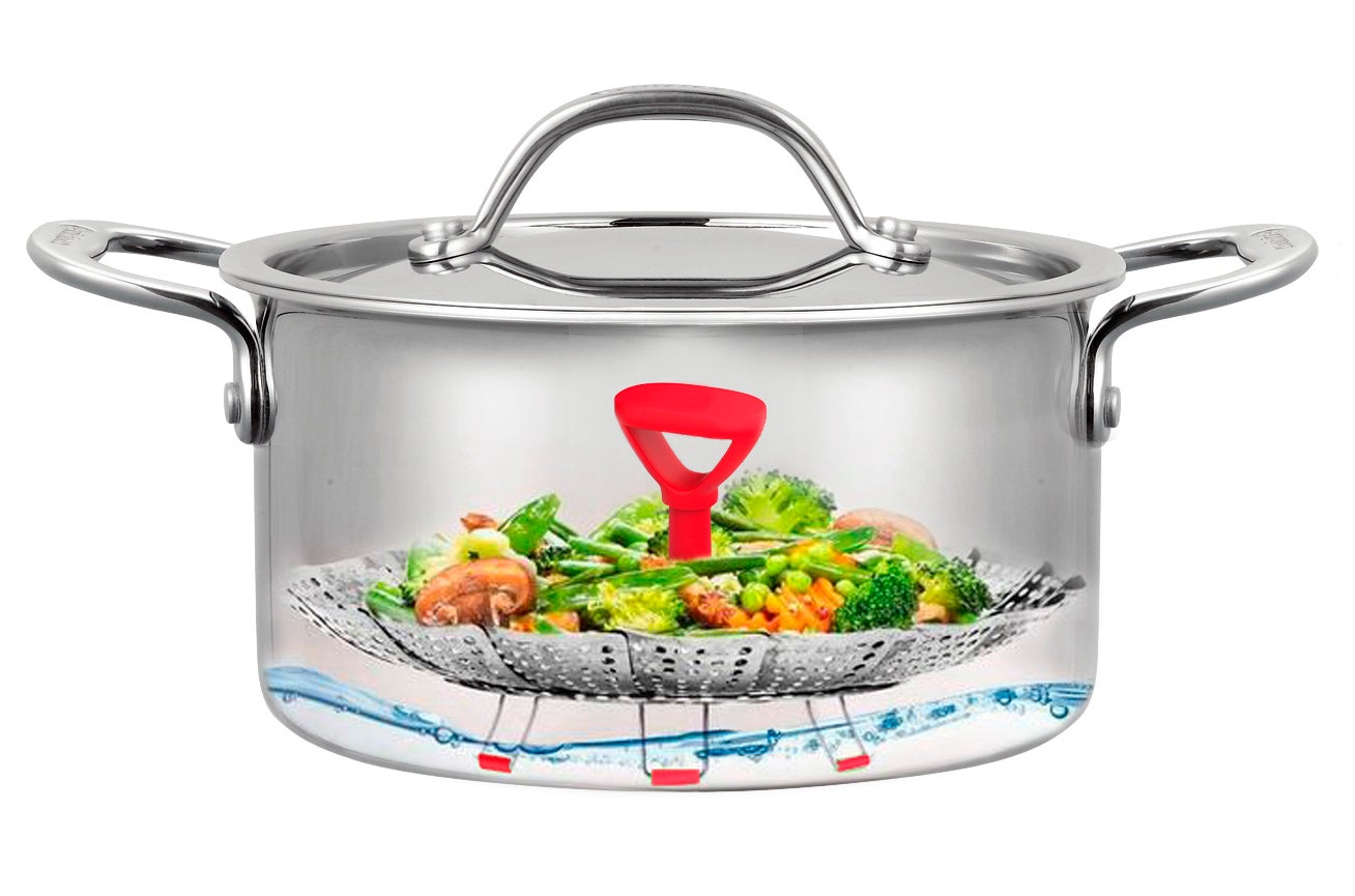 Cuisinox Stainless Steel Collapsible Steamer Basket