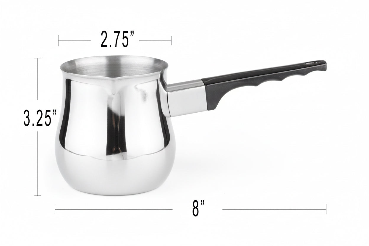 Cuisinox 12 oz Turkish Cezve Stainless Steel Coffee Pot